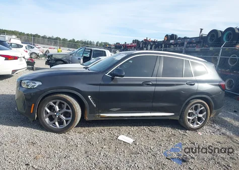 2022 BMW X3 Sdrive30I из США, поврежденный, VIN 5UX43DP09N9M62290